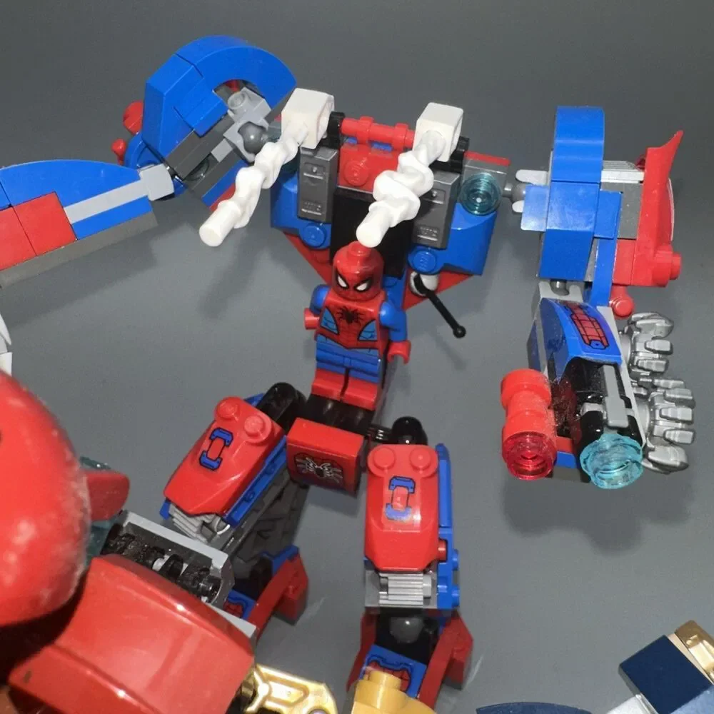 Lego Marvel Mech Lot Of 7 W/ Minifigs 76115/76107/76140/76031/76077/76059/760141 - Picture 7 of 9